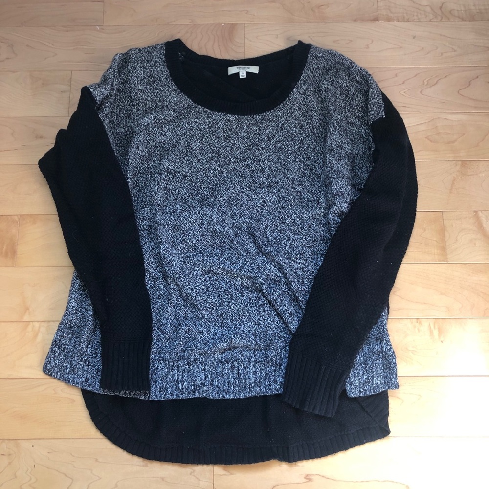 Madewell two tone sweater
